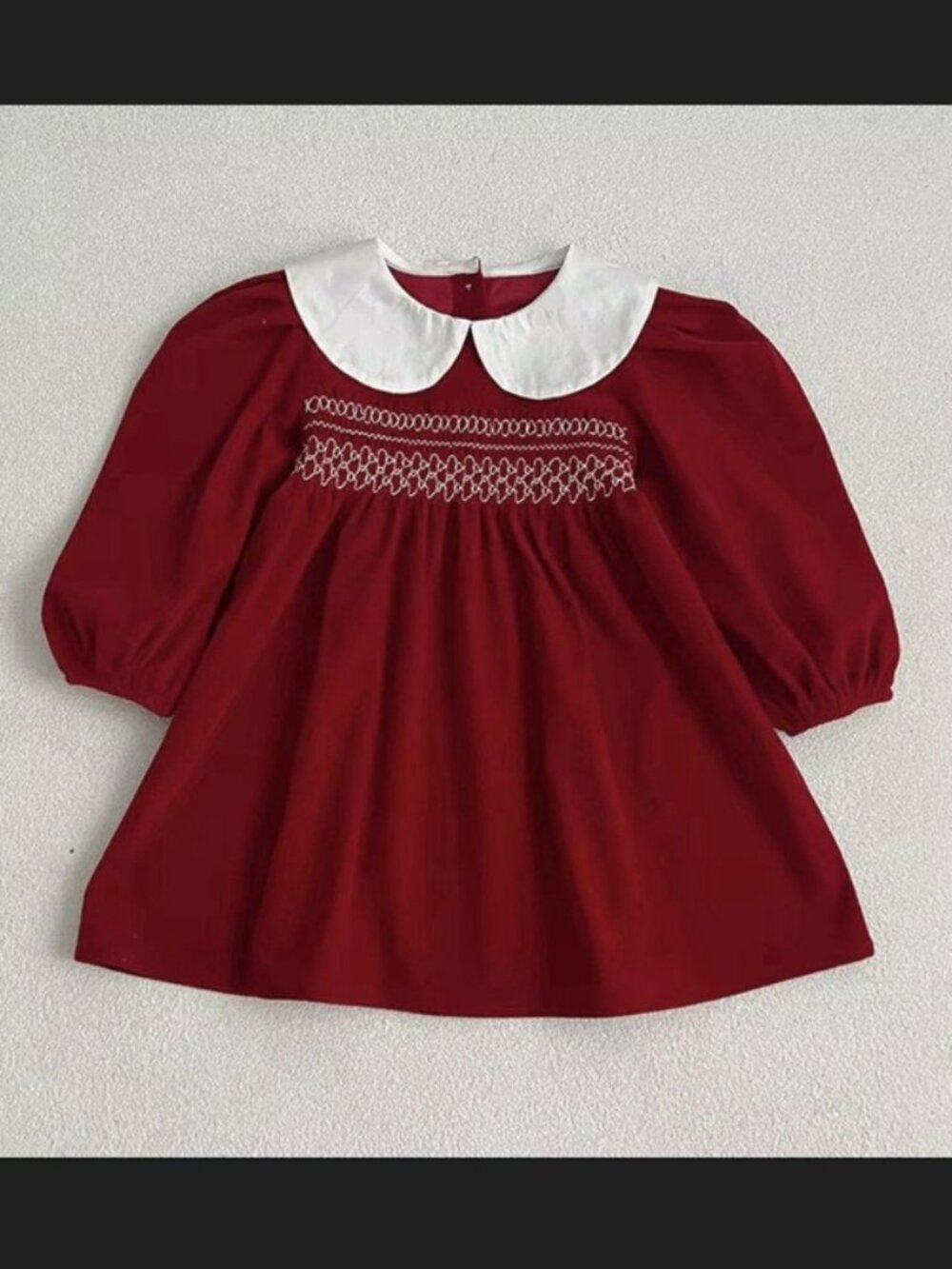 Red velvet holiday dress